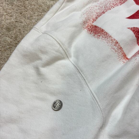 Off-White Main Label Virgil Abloh Stencil Arrows Logo Print Hoodie XL - Picture 11 of 12